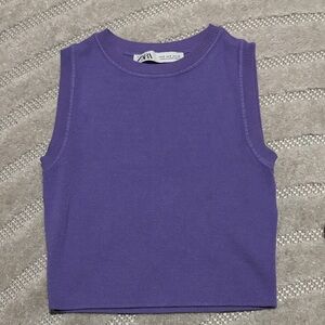 Purple Sleeveless Top